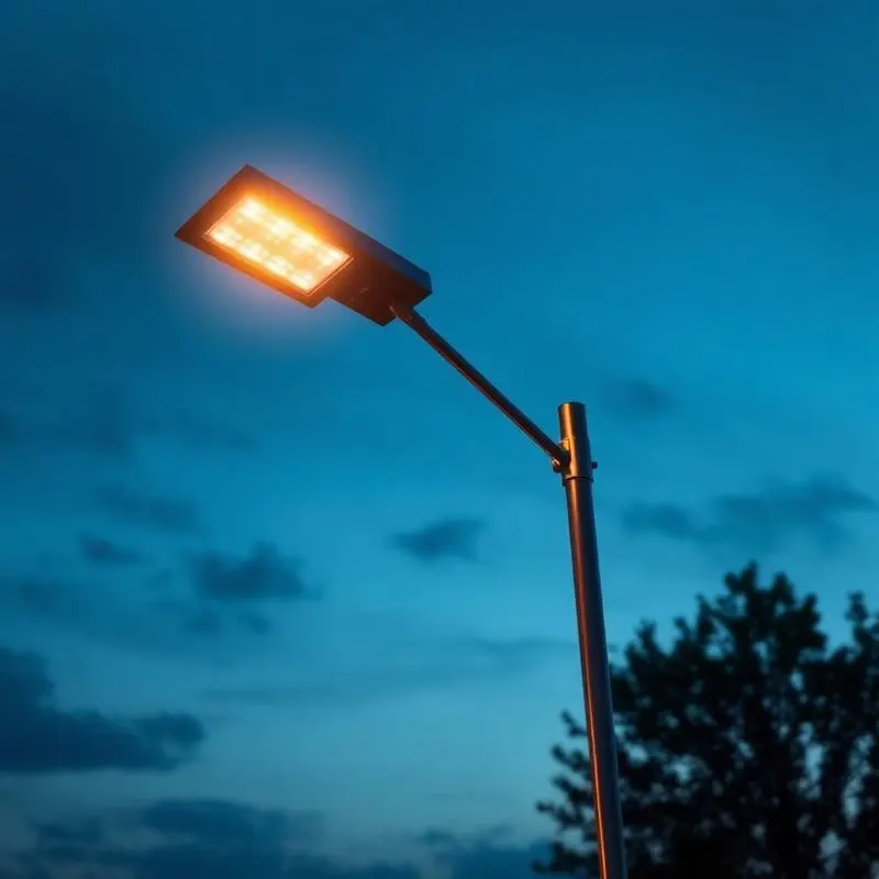 Solar lighting poles product